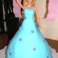 Barbie Cake My first doll cake.. I made this for my duaghters 3rd birthday :) TFL!
