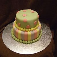 Colourful Birthday Cake this is just a simple cake for my hubby's family birthday dinnerit is a choc mud cake, coated in choc ganache and mmf