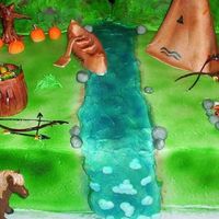 Indian Theme I made this for a birthday. Everything is made of gumpaste except the horse.