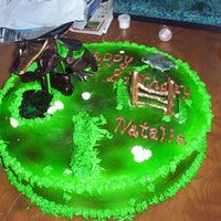 Horse The girl I made This for Jumps horses. Logs are under the horse you just cant see that well. It is also the first horse I have ever made so...