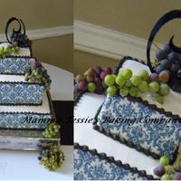 Scroll Wedding Cake 