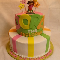 Dora Explorer 2 Tiered Thanks for the inspiration on cc!