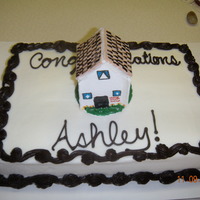 Firsthome The customer asked for a cake for her daughter... she was buying her first house.. that was all of the direction I got... So this is what I...