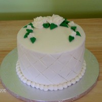 Renee 6" Red velvet cake with cream cheese icing & filling