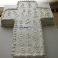 Easter Cross This is a chocolate cross cake with butter cream icing made for Easter lunch at my local seniors home