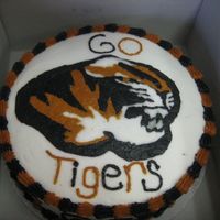 Tiger Mascot Tiger Mascot Cake done for a high school football players birthday! All BC, first real image transfer with piping gel a lot of fun but very...