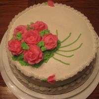 3Rd Wilton Cake 3rd class Wilton Rose Cake! yikes!