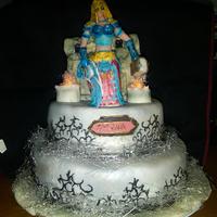 World Of Warcraft Character Cake A coworker asked me to make a cake for his partner who is into World of Warcraft. He wanted me to use his partner's character as the...