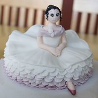 Sugar Plum Fairy Cake My version of the Sugar Plum Fairy Cake based on Debbie Brown's book. This was my first time modelling and was a bit nervous since I...