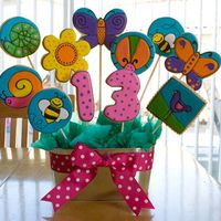 Cookie Bouquet This is the 2nd cookie bouquet for my neice.