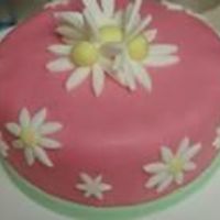 A Cake For My Honey! After being discouraged at a Wilton cake decorating class :-( I went home and learned to do this on my own! My first fondant cake!