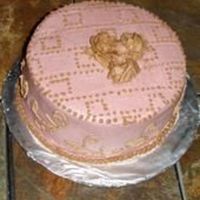 Course 1 Cake 2 This cake developed on its own. I started out making the scrolls by tinting some piping gel and coping a scroll design on wax paper. I then...