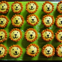 Lion Cupcakes / Monkey Cake, Jungle Animal 3Rd Birthday Party 