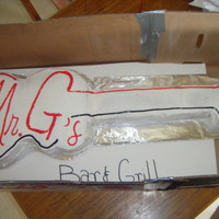 Mr G's Guitar This cake was made for the opening of a new restaurant, Mr G's Bar and Grill Garden City MI. This is what their sign in front looks...