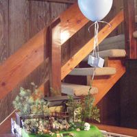 The_Finished_Product.jpg This is a replica of my brother's house, complete with dogs running through the yard and bats in the trees. The front part is all...