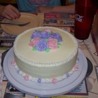 March Birthday Cake Birthday cake for my daughter's Tae Kwon Do group, 1 of 2White cake w/BC