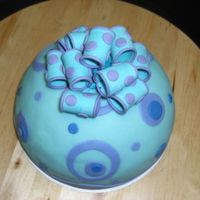 My Very First For my husband's b-day, my very first decorated cake. Simple but nice enough I think. This cake was baked in an Ikea "Blanda...