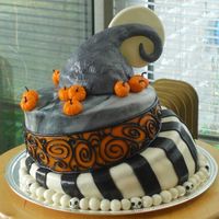 Nightmare Before Christmas Cake 