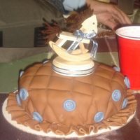 Quilt And Buttons This is the easiest thing to do and looks nice...I did one cake per table, you need to put a great amount of cake frosting on top of the...