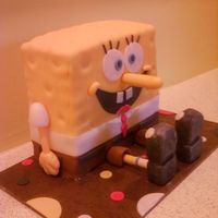 Who Lives In A Pineapple Under The Sea... my first atempt to a 3D spongebob.. next time I'll make it a litlle taller.. i was happy the way it turned out!! TFL.!