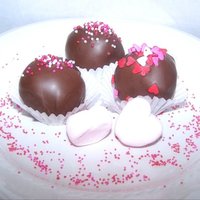 Valentines Cake Balls Assorted Valentines Cake Balls (some pics are fuzzy cause of being taken with my cell)these are brownie bites with chocolate buttercream