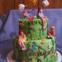 First Birthday This is a cake I made for one of my free cakes for kids clients. Her little one turned 1, and adores faeries and flowers. She is allergic...