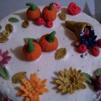 Top Of Cake Chocolate fudge cake with SMBC, fondant decorations