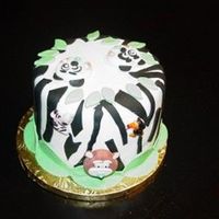 Baby Arrival This cake was made for a friends baby. All the animals have pacifiers in them.