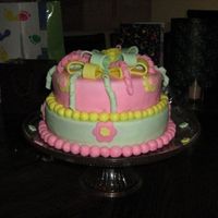 Birthday Cake 2nd fondant cake i'v made.