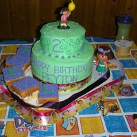 Dscn0572.jpg Dora the explorer.. I wasnt to pleased with the job on this one.. all buttercream icing