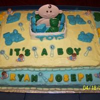 Baby Shower This is my first cake! I learned a few lessons on the way but I enjoyed every minute of it!