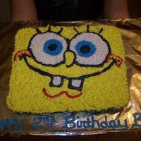 Spongebob Squarepants Cupcakes This is cupcakes and on the top I drew Spongebob. Very Simple but I thought it turned out good
