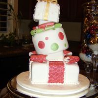 Christmas Topsy Turvy This is a cake I made for my holiday party. It is my first attempt at a topsy turvy. It was inspired by Colette Peters, I attended her...
