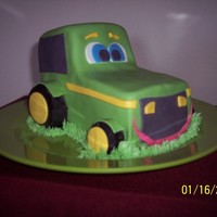 Trevors Tractor (Smash Cake) 
