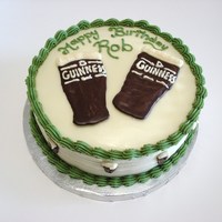 Guinness Birthday Cake Guinness cups made with melted candy from michaelsThanks for looking