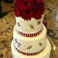 Sefardi Themed Sheva Brachos Cake After a Jewish wedding, the bride and groom celebrate with family and friends for 7 days. this was for one such party. It was 2 tiers cake...