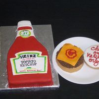 "just Plain" Dad This cake was for the man who likes his burgers (his favorite meal of course) "Just Plain".....ketchup and cheese only please!...