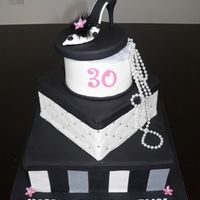 Present Boxs With Shoe On Top 