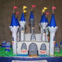 My Son's Castle Cake I made this cake in March 08 and I just decided to become interested in decorating cakes. I don't think I done too bad since this was...