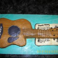 Austin's Guitar Cake I made this for my nephew's 16th. I used BC icing with little touches of MMF. This one was a little more difficult that what I am used...