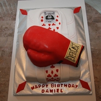 Mixed Martial Arts This is a Lucky Gi jacket and boxing glove. Unfortunately the the detailed stitching and pucking is in visible in the photo. If I could do...