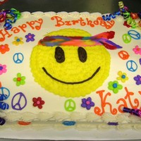 Smiley Face All butter cream