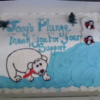 Polar Bear Plunge Not sure where I should have posted this. I make this cake every year for a little boy that sponsors a polar bear plunge.