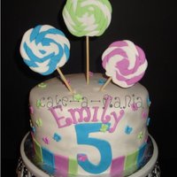 Lollipop Cake Fondant lollipopsBasic 8" cake fondant decorations