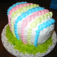 Easter Egg carrot cake w/ dream whip frosting