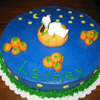 Snoopy In The Pumpkin Patch I made this cake for my godchild. I love this cake and so did she.