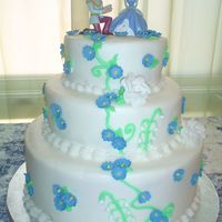 My First Wedding Cake! This is my very first wedding cake, and I was extremely pleased with it. It is a 12", 9", 6"; white on bottom, chocolate in...