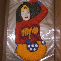 Wonder Woman I had some trouble with the skintone, but since it was a free cake for my mother, I wasn't that upset. I just told her that Wonder...