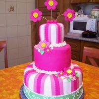 18 Years... My Sister's Cake! it takes more than 12 hours of work to decorate it