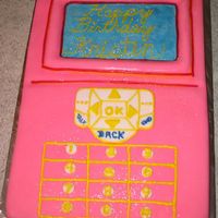 Cell Phone Cake 